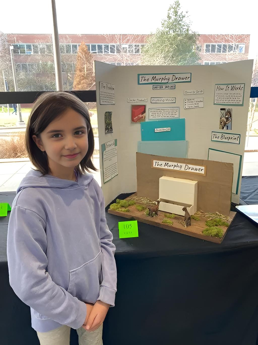 Photo of Girl at a Science Fair