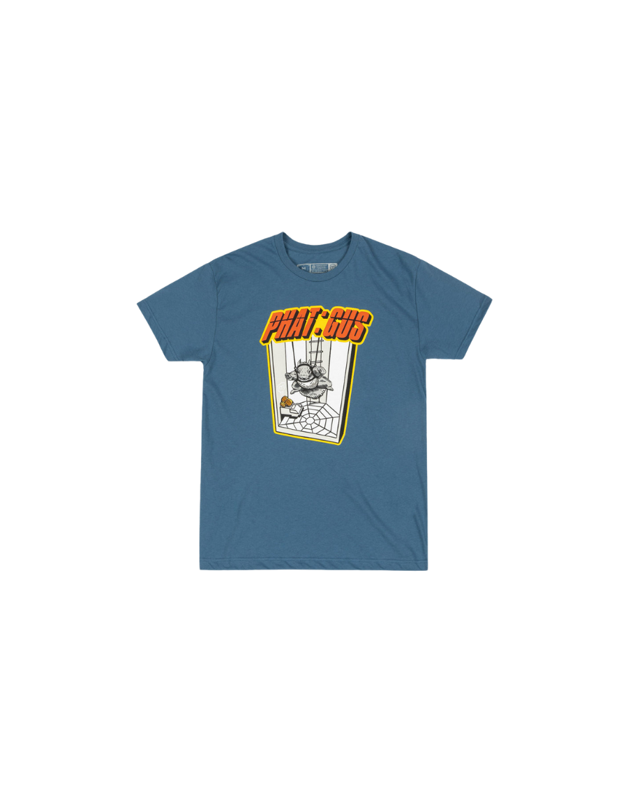 Mark Rober Phat Gus T-Shirt 2.0 (Indigo)