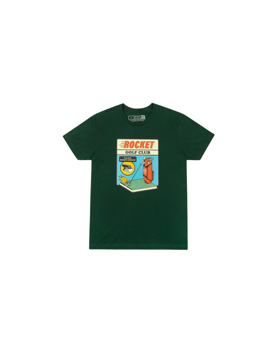 Mark Rober Rocket Club T-Shirt (Forest Green)