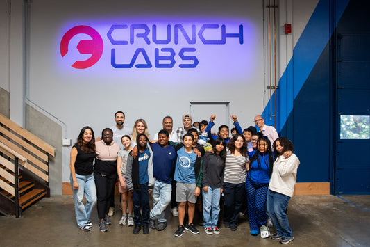 Photo of Mark Rober and Friends at CrunchLabs